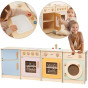 VIGA PolarB Wooden Kitchen Set XL Washing Machine Stove Dishwasher