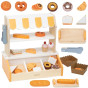VIGA Wooden Mini Bakery Shop Baked Goods Stand 16 pcs.