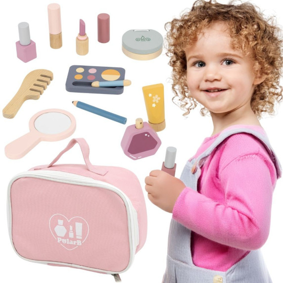 VIGA PolarB Wooden Makeup Set Cosmetic Bag