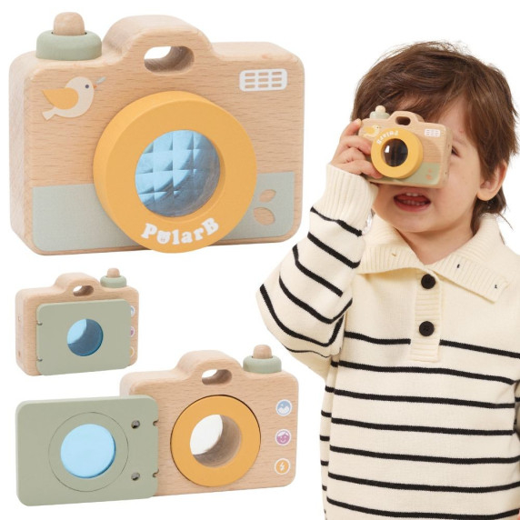 VIGA My First Wooden Camera for Kids Kaleidoscope