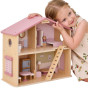 VIGA PolarB Large Wooden Dollhouse 17 pcs.