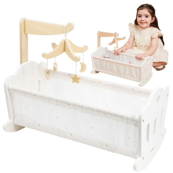 VIGA PolarB Wooden Doll Cradle