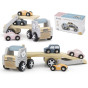 VIGA PolarB Wooden Toy Car with Montessori Cars