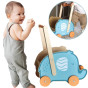 VIGA PolarB Wooden 2-in-1 Stroller, Walker, Elephant