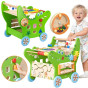 VIGA Wooden Educational Crocodile Pusher 12 in 1