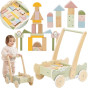 Viga Wooden Pusher Trolley