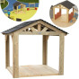 CLASSIC WORLD EDU Large Wooden House Gazebo Playground