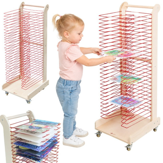 CLASSIC WORLD EDU Art Drying Rack - 30 Levels