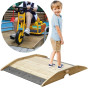 CLASSIC WORLD EDU Wooden Ramp Bridge Access Road Bike Track