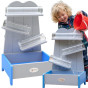 CLASSIC WORLD EDU Wooden Water Cascade Track with Pipes and Tank