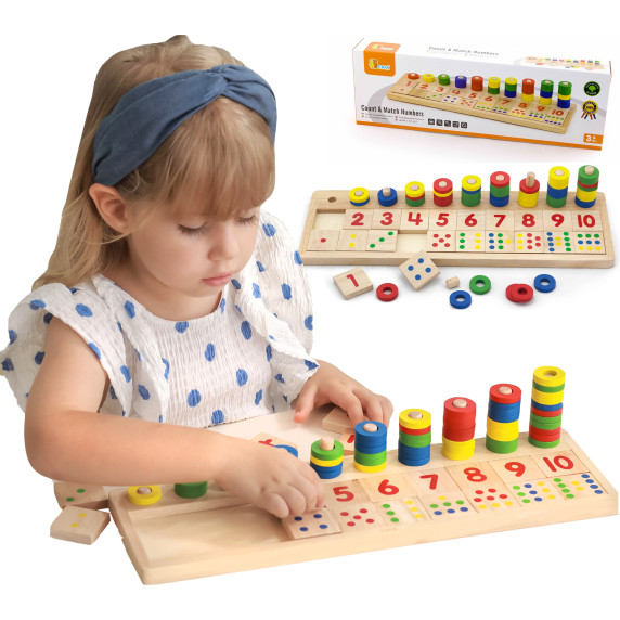 VIGA Wooden Abacus of Thales Creative Montessori Counting Machine
