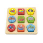VIGA Wooden Puzzle Vehicle Blocks