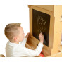 MASTERKIDZ Double-Sided Chalk and Dry Erase Board 2 in 1 Educational Wall Board Flex