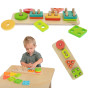 MASTERKIDZ Wooden Shape Sorter Colorful Montessori Blocks