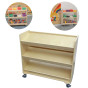 MASTERKIDZ Shelf on Wheels - 3 Shelves for STEM Board Accessories