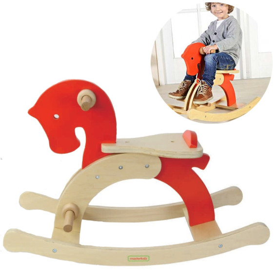 MASTERKIDZ Wooden Rocking Horse Rocker
