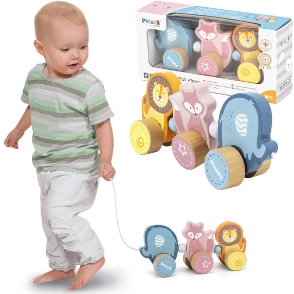VIGA Wooden Pull-Along Toy