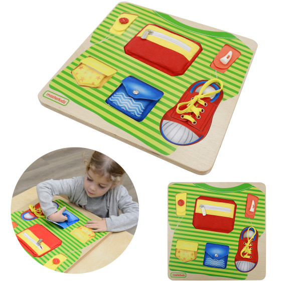 MASTERKIDZ Educational Board Skill Training Montessori Clothes