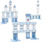 CLASSIC WORLD EDU Huge Wooden Construction Blocks Set Hospital Church Tower 97 pcs.