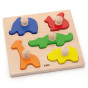VIGA Wooden Puzzle with Pins Animals