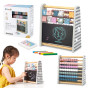 VIGA PolarB Double-Sided Chalkboard with Abacus 3-in-1