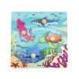 VIGA Wooden Puzzle with Pins Sea Animals Water