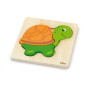 VIGA Baby's First Wooden Puzzle Turtle