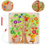 TOOKY TOY Fruit Tree Magnetic Maze Learning Counting