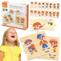 VIGA Wooden Educational Puzzle Kids Dress Up Puzzle