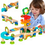 Tooky Toy Wooden Musical Ball Track 44 pcs.