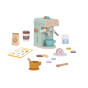 TOOKY TOY Wooden Coffee Maker Barista Cafe