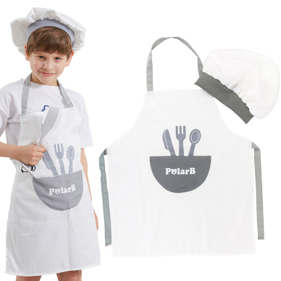 VIGA PolarB Chef's Costume Apron + Cap