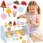 VIGA Wooden Blue Ice Cream Parlor