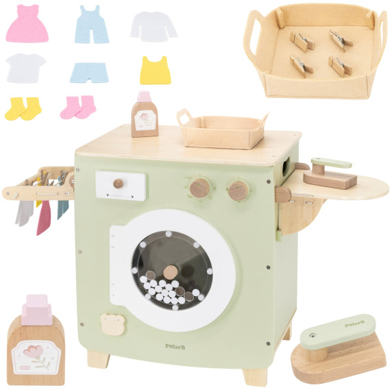 VIGA PolarB Wooden Washing Machine Accessories