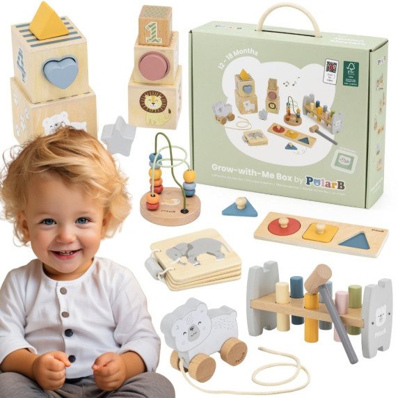 VIGA Educational Toy Box Set from 12 months to 18 months
