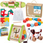 TOOKY TOY Box XXL Montessori Educational 6in1 Sensory Box 19-24 Months
