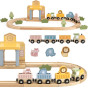 Viga PolarB Wooden Train Set 30 pcs.