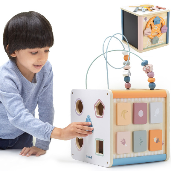 VIGA PolarB Educational Cube 8 in 1 Activity Cube