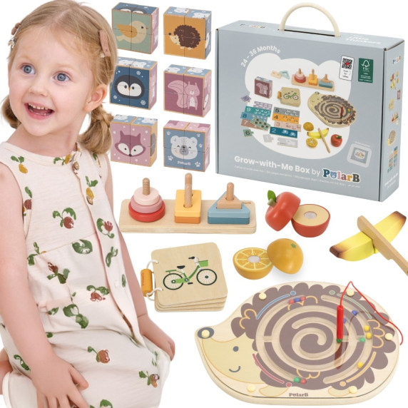 VIGA Educational Toy Box Set from 24 months to 36 months