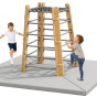 CLASSIC WORLD EDU Wooden Climbing Tower with Safety Mats Set