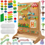 MASTERKIDZ Freestanding Wooden STEM Board + Accessories
