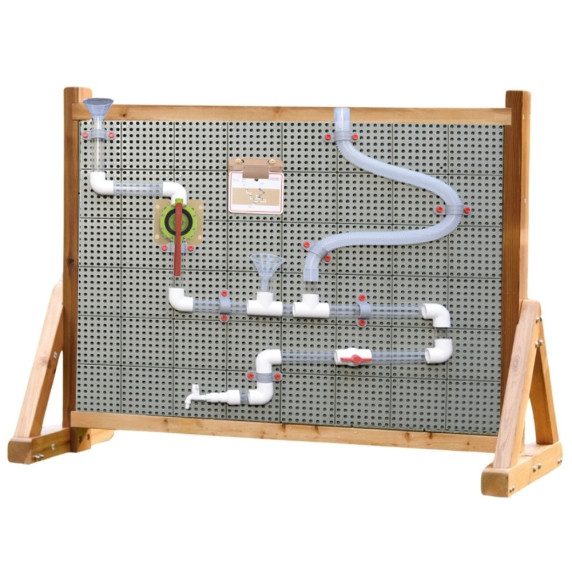 MASTERKIDZ Wooden Freestanding Outdoor XXL Board + Fairway Set