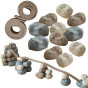MASTERKIDZ Flexible Ball Track + Rubber Construction Stones 42 pcs.