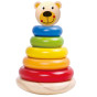 TOOKY TOY Wooden Puzzle Pyramid Teddy Bear