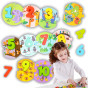 TOOKY TOY Educational Puzzle Montessori Learning to Count