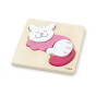 VIGA Baby's First Wooden Puzzle Kitten