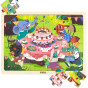 VIGA Wooden Puzzle 24 Piece Birthday Party Puzzle