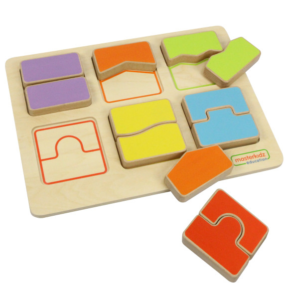 MASTERKIDZ Educational Board Sorter Matching Shapes and Colors