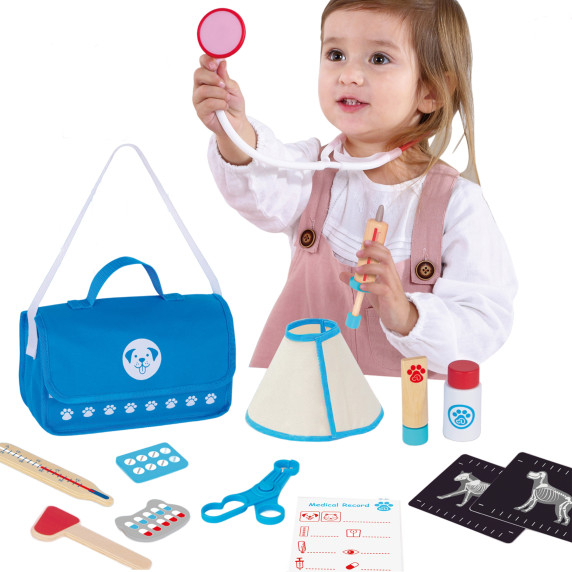 TOOKY TOY Veterinarian Set Bag 17 pcs.
