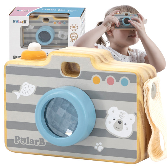 VIGA PolarB Wooden Kaleidoscope Camera for Children